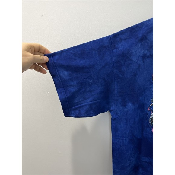 Vtg 90s Ragtops Sportswear Bird Dream Catcher Shirt Single Stitch Tie Dye Purple - Picture 3 of 6